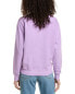 Chrldr Tiger Foil Sweatshirt Women's Purple Xs