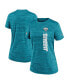 Фото #1 товара Women's Teal Jacksonville Jaguars Velocity Performance T-Shirt