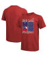 Men's Threads Red Texas Rangers 2023 World Series Champions Square Logo T-shirt Красный, L - фото #1