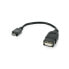 OTG Host microUSB cable - USB - 12cm