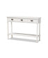 Фото #1 товара Garvey French Provincial Finished Wood 3-Drawer Entryway Console Table