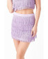 Фото #1 товара Women's Fringe Tiered Mini Skirt