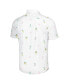 Фото #3 товара Men's White Kansas City Chiefs Nova Wave Flocktail Button-Up Shirt