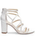 ფოტო #2 პროდუქტის Women's Stassey Bridal Strappy Block-Heel Sandals