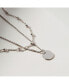 ფოტო #7 პროდუქტის Coin Necklace Set - Willow Silver