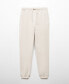 Women's Cotton Jogger-Style Trousers