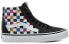 Vans SK8 HI Glitter Checkerboard Sneakers