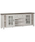 Фото #12 товара 84" Dawnwood 3PC TV Console Set (84" Console, Hutch and Fireplace)