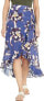 Фото #1 товара Echo Design 256728 Women's Lily Ruffle Wrap Skirt Bottom Swimwear Size S/M