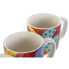 Фото #4 товара Набор из кофейных чашек DKD Home Decor Разноцветный Коралл Бамбук Dolomite современный 180 ml
