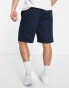 Selected Homme loose fit chino shorts in navy