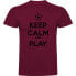 KRUSKIS Keep Calm And Play Football short sleeve T-shirt