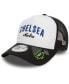 Фото #1 товара Men's White Chelsea E-Frame Adjustable Trucker Hat