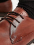 Фото #7 товара Jack & Jones leather derby shoe in brown