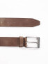 Only & Sons belt in brown leather