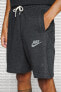 Фото #1 товара Sportswear Revival Fleece Short Hybrid Black Erkek Şort Siyah