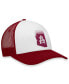 Фото #4 товара Men's White, Maroon Arizona State Sun Devils Tone Down Trucker Snapback Hat