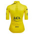 SANTINI Tour De France Femme Avec Zwift General Leader 2024 Short Sleeve Jersey