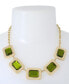 Фото #2 товара Robert Lee Morris Soho stone Bib Necklace