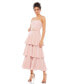 ფოტო #2 პროდუქტის Women's Ieena Belted Tiered Ruffle Sleeveless Midi Dress