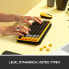 Фото #4 товара Logitech POP Keys Wireless Mechanical Keyboard With Emoji Keys - Mini - Bluetooth - Mechanical - QWERTY - Yellow