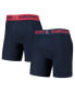 ფოტო #1 პროდუქტის Men's Navy, Red Cleveland Guardians Two-Pack Flagship Boxer Briefs Set