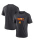 Фото #1 товара Men's Charcoal Phoenix Suns Hometown Originals Announcer Tri-Blend T-shirt