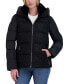 ფოტო #1 პროდუქტის Women's Sparkle Hooded Puffer Coat