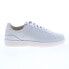 Фото #1 товара Clarks Tormatch 26161902 Mens White Leather Lifestyle Sneakers Shoes