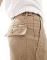 Фото #2 товара Jack & Jones wide fit herringbone worker trouser in beige