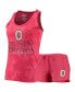 ფოტო #1 პროდუქტის Women's Scarlet Ohio State Buckeyes Billboard Tie-Dye Tank Top and Shorts Set