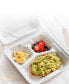 8" x 8" Clamshell Container with Lid, 100 Pack