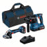 Bosch Combo Kit 2-tlg. 18V: GWS 18V-7 + GBH 18V-22 + 2 x 4.0Ah + Lader + Tasche