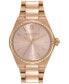 ფოტო #1 პროდუქტის Women's Hexa Blush and Carnation Gold-Tone Steel Watch 33mm