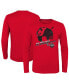 ფოტო #1 პროდუქტის Big Boys Red New Jersey Devils 2024 NHL Stadium Series Helmet Logo Long Sleeve T-shirt