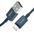 Superior kabel przewód do Iphone USB - Lightning 2.4A 1m niebieski