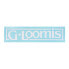 Фото #1 товара Gloomis G. LOOMIS BLOCK LOGO DECALS Stickers (GDECALLWH) Fishing