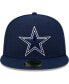 Men's Navy Dallas Cowboys Main Patch 59FIFTY Fitted Hat