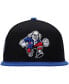 ფოტო #3 პროდუქტის Men's Black, Royal Philadelphia 76ers Side Core 2.0 Snapback Hat