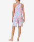 ფოტო #2 პროდუქტის Women's Sleeveless Bermuda PJ Set