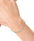 Фото #2 товара Браслет EFFY Turquoise & Diamond 14k Gold