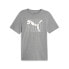 Фото #1 товара Puma Essential Logo Lab Holiday Crew Neck Short Sleeve T-Shirt Mens Grey Casual