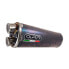 GPR EXHAUST SYSTEMS Dual Poppy Benelli TRK 502 X 21-22 Ref:E5.BE.16.DUAL.PO Homologated Stainless Steel Oval Muffler