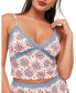 ფოტო #3 პროდუქტის Women's Lila Pajama Cami & Shorts Set