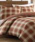 Фото #2 товара Edgewood Plaid Twin Duvet Cover Set