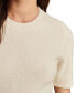 ფოტო #4 პროდუქტის Women's Crewneck Short-Sleeve T-Shirt Sweater