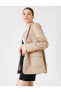 Фото #1 товара Куртка для женщин Koton Однокнопочная с карманами из хлопка