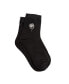 ფოტო #1 პროდუქტის Women's FLOWER RIBBED CREW SOCKS