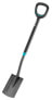 Фото #1 товара Gardena 17011-20 - Drainage shovel - Steel - Black - Square - D-shaped - Monochromatic