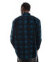 Levi's Skateboarding relaxed fit check print flannel shirt in black